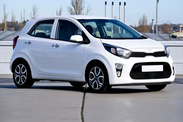 White Kia Picanto, example photo